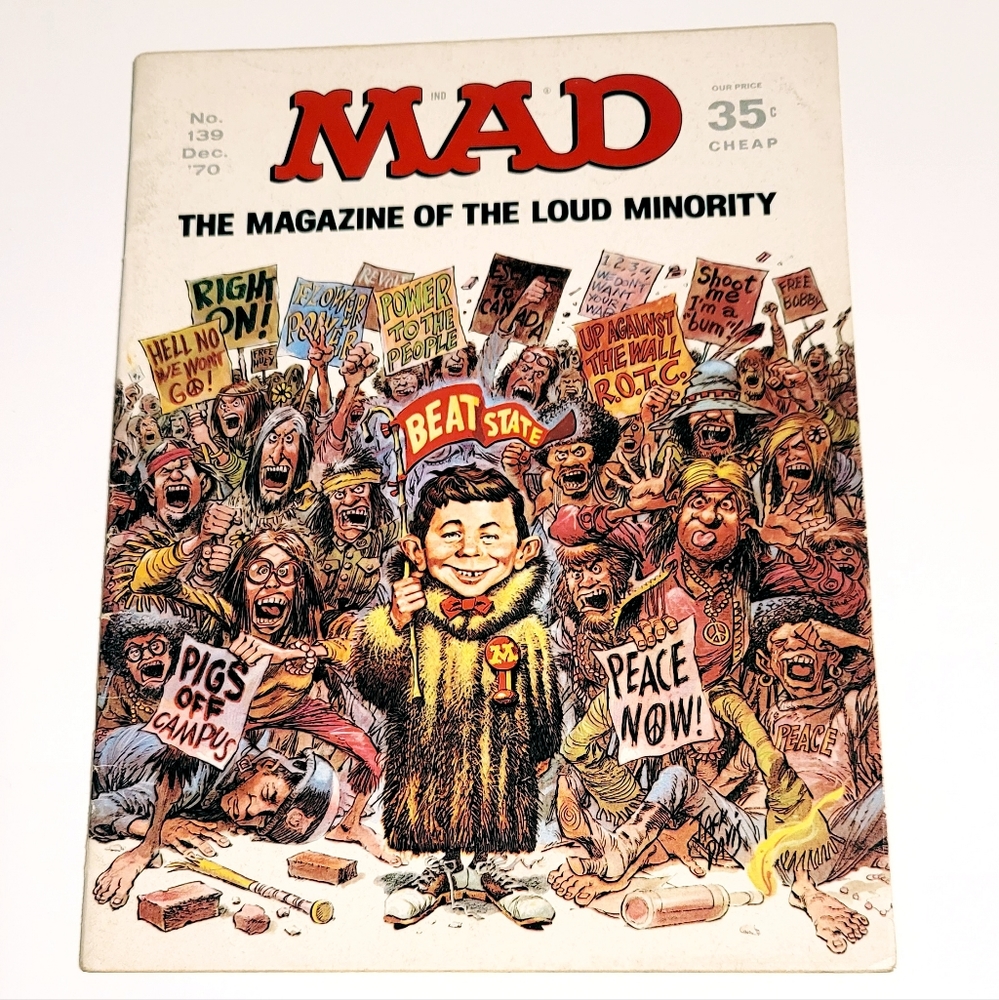 MAD MAGAZINE No 139 / December 1970 / Loud Minority